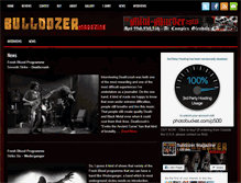 Tablet Screenshot of bulldozermag.com